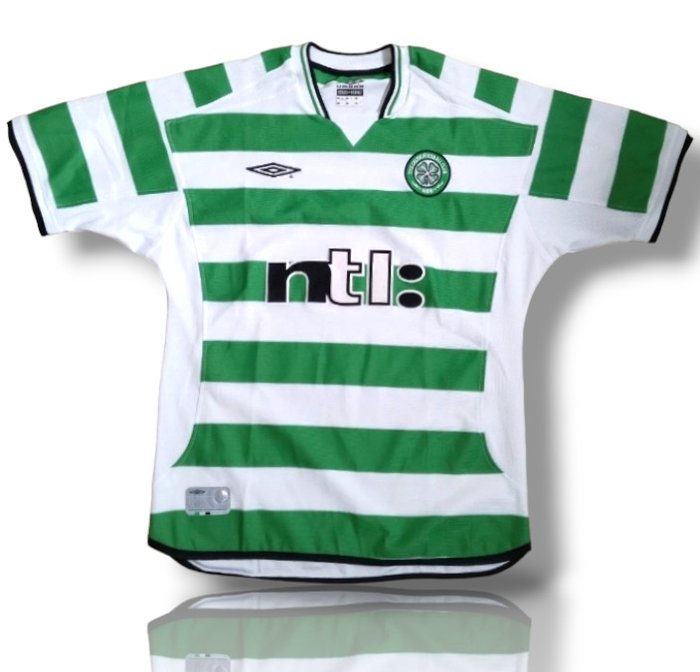Celtic Football Club - Skotsk Premier League - 2001 - Fodboldtrøje