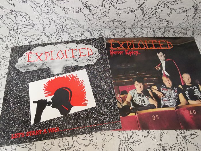 The Exploited - Let's Start A War...Said Maggie One Day & Horror Epics. - Vinylskiva - 1985
