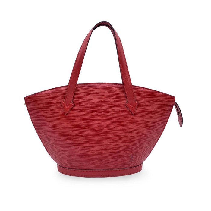 Louis Vuitton - Vintage Red Epi Leather Saint Jacques PM Bag Bolso de mano