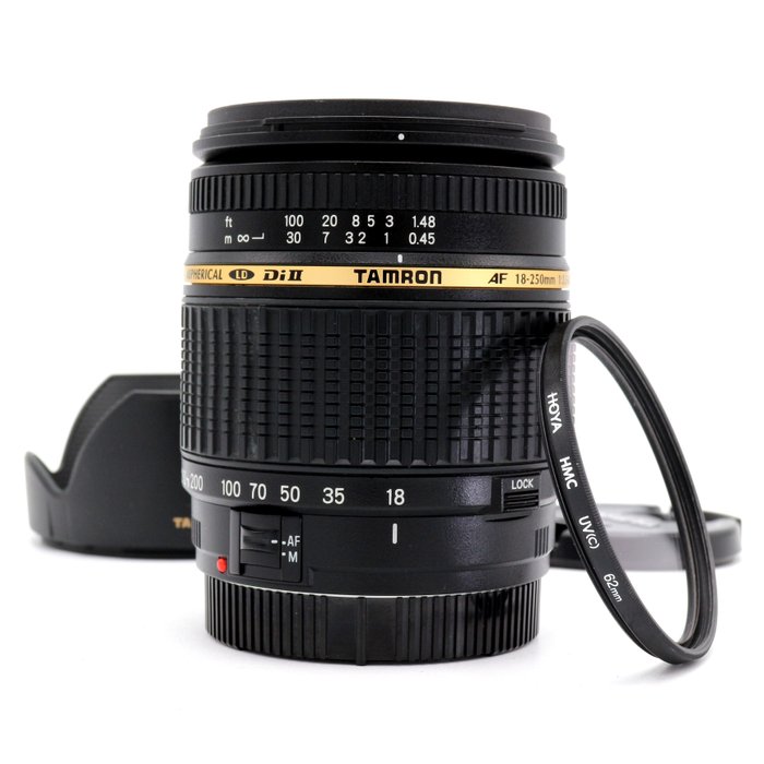 Tamron AF 18-250mm f/3.5-6.3 IF XR Di II LD MACRO A18 voor Canon EF-S Obiettivo zoom