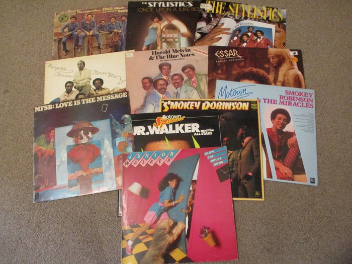MFSB & Related, Stylistics, Smoky Robinson, Jr Walker - Funk / Soul LP Collection - Diverse Titel - LP-Alben (mehrere Objekte) - 1974