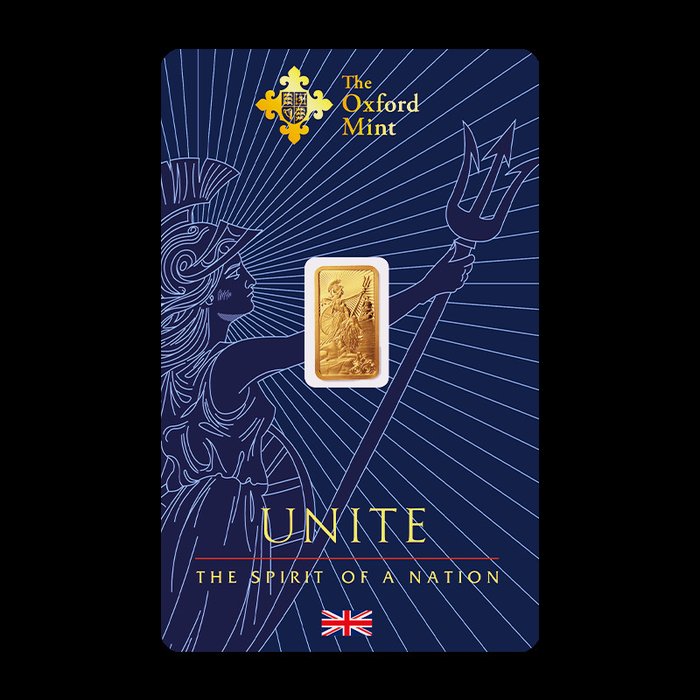 1 gram - Gold - Oxford Mint - Britannia  (No Reserve Price)