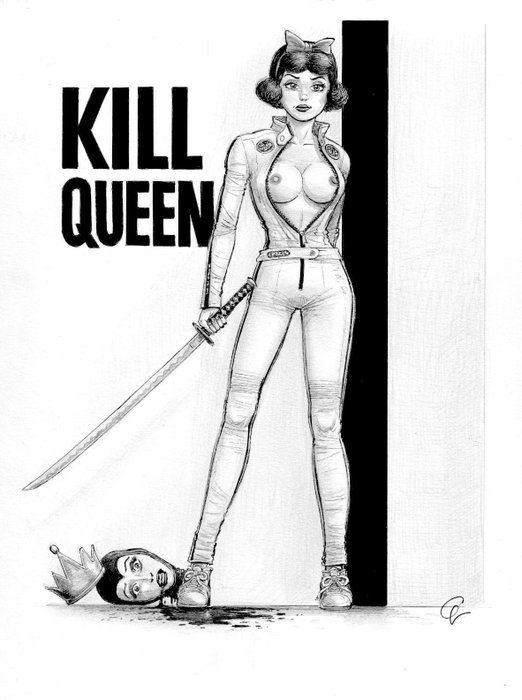 Cera - 1 Original drawing - sexy girl - Kill Snow White