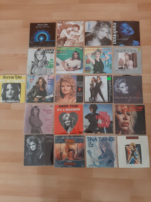 Madonna, Tina Turner, Bonny Tyler - Flera titlar - Vinylskiva - 1977