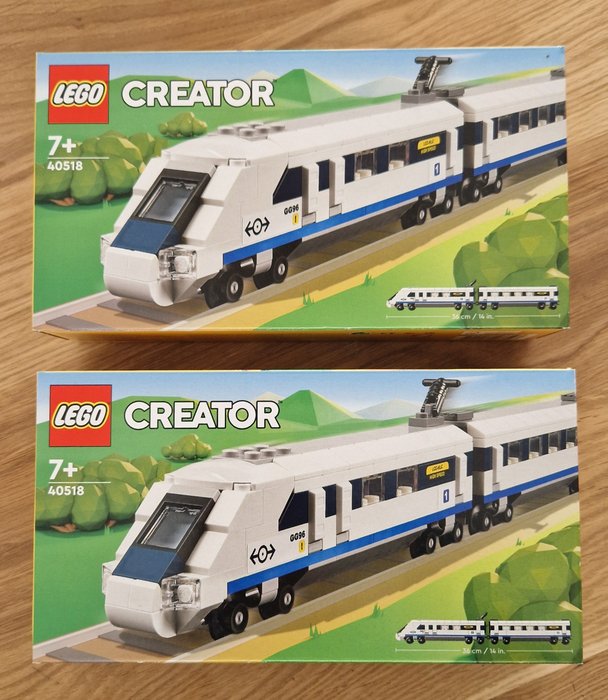 Lego - Creator - 40518 & 40518 - Hoge snelheids trein (High-Speed Train) 2X - 2020+ - Nederland