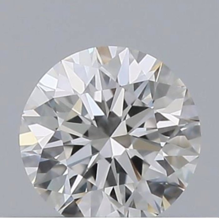 1 pcs Diamond - 0.31 ct - Μπριγιάν - D (άχρωμο) - IF (αψεγάδιαστο), Ex Ex Ex