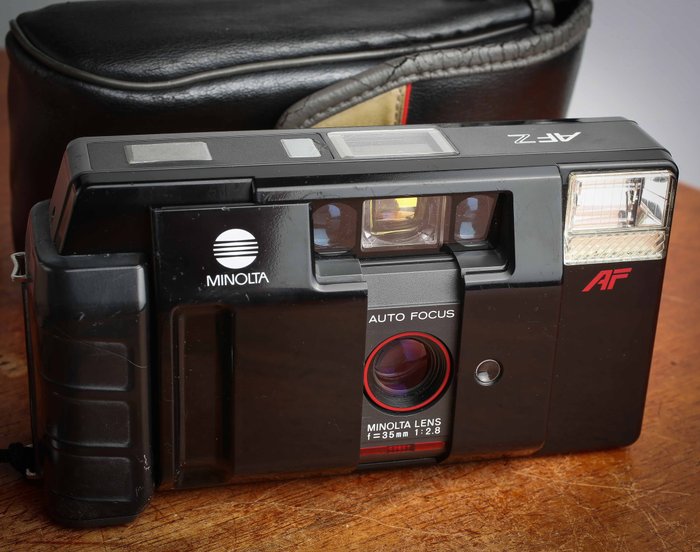Minolta AFZ lens 2,8  35 mm avec un étui fonctionnel Cámara con visor de enfoque automático