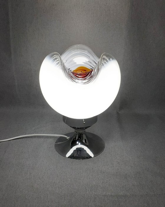 Tischlampe - Weltraumzeitalter Murano - Glas, Metall
