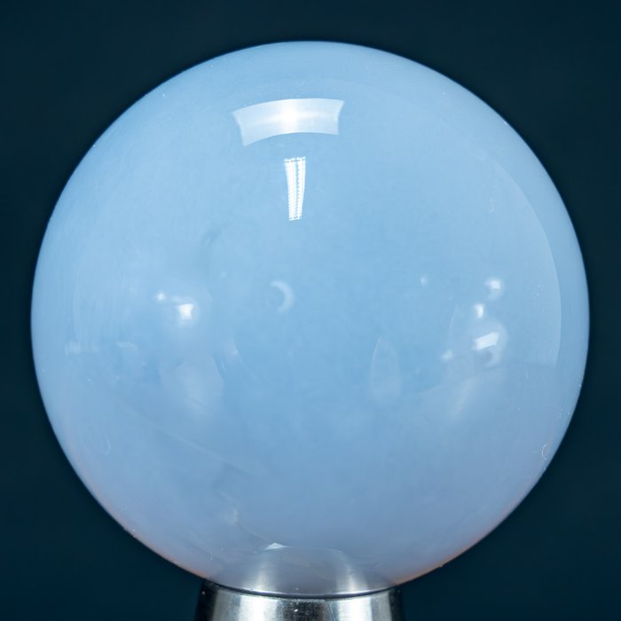 Very Rare Natural Blue Chalcedony Sphere, Turkey 1162.95 ct- 232.59 g