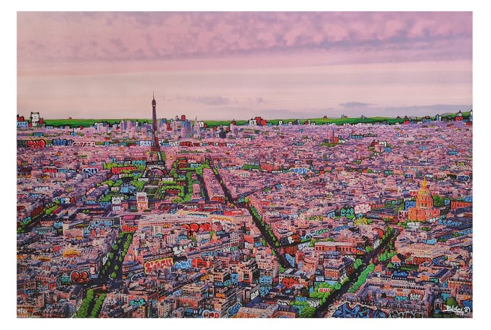 BLACH®  (1980) - Paris Panoramique Rose