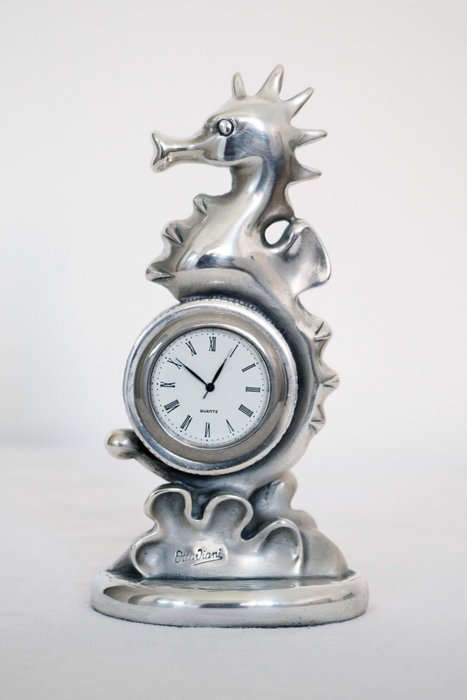 Relógio de lareira - Ottaviani - Banhado a prata - 1990-2000