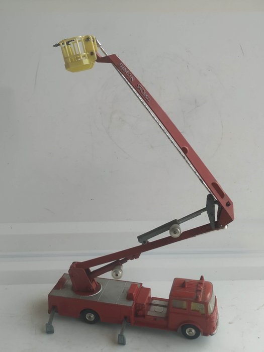 Corgi MAJOR Toys 1:48 - 1 - 模型貨車 - Original Issue First Serie = Metal Lifting Arms.!! "SIMON SNORKEL" Fire Engine - 金屬腳 - 編號 1127 - 1964