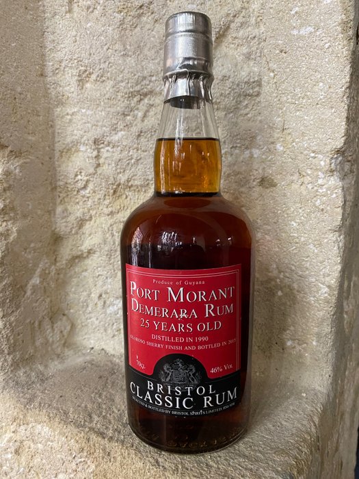 Port Mourant 1990 25 years old Bristol Classic Rum - Port Morant Demerara rum  - b. 2015 - 70 cl