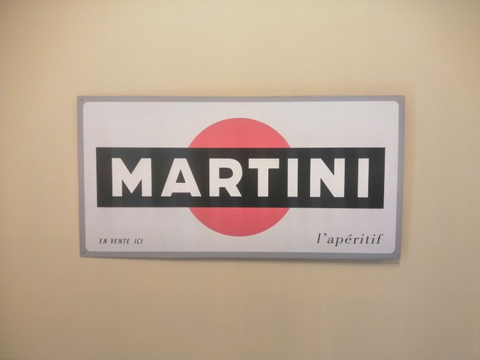 Martini Martini - Werbeschild - Martini - Eisen (Gusseisen/ Schmiedeeisen)