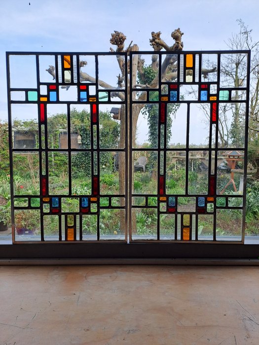 彩色玻璃窗 (2) - 藝術裝飾 - 1920-1930 