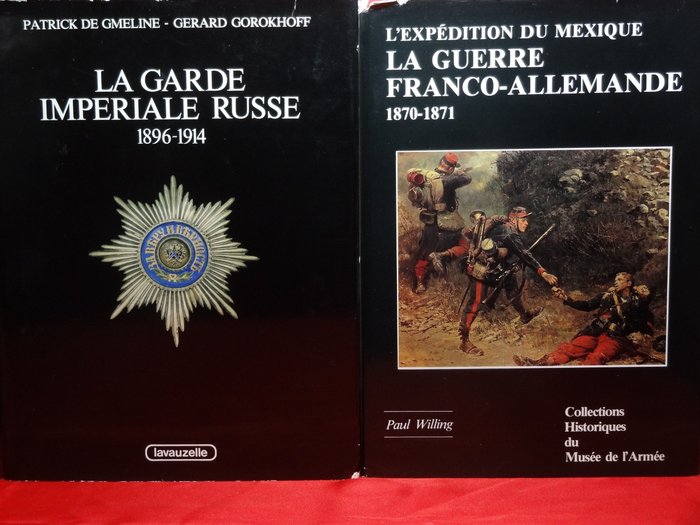 Jean-Pierre Béneytou + Paul Willing - Lotto con due rari libri di storia militare/uniformi con totali 475 pagine/1250 illustrazioni - 1984-1985