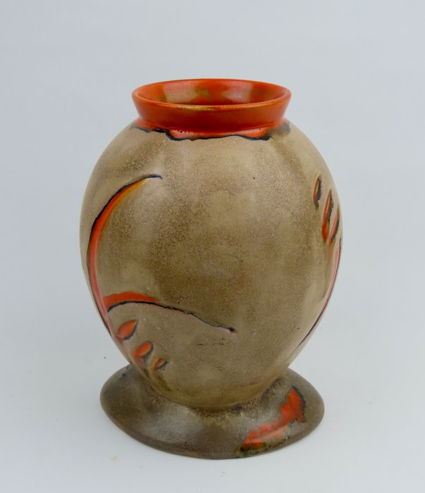 Potterie Kennemerland Velsen - Velser Aardewerk - Art Deco - C.J. Gellings - Vase (1) -  502  - Töpferware
