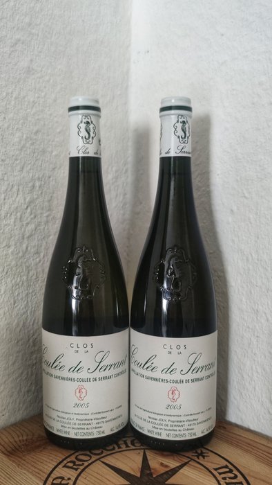 2005 Nicolas Joly - Clos de la Coulée de Serrant - Loira - 2 Botellas (0,75 L)
