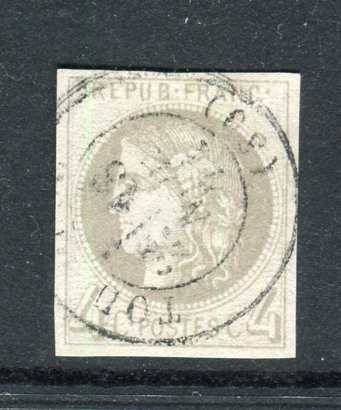 França 1870 - Superbe & Rare n° 41B en parfait état - Signé Brun