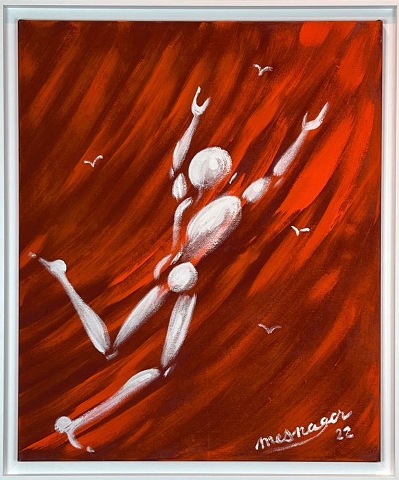 Jérôme Mesnager (1961) - Like a bird (original artwork - large size)