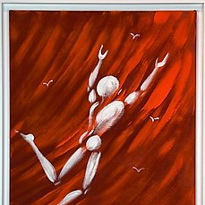 Jérôme Mesnager (1961) – Like a bird (original artwork – large size)