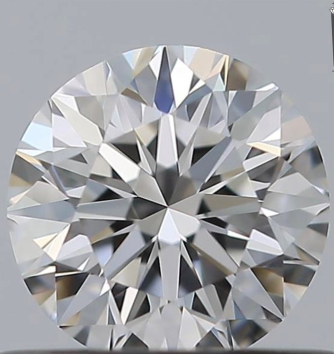 1 pcs Diamant - 1.00 ct - Brilliant - F - IF (fejlfri)