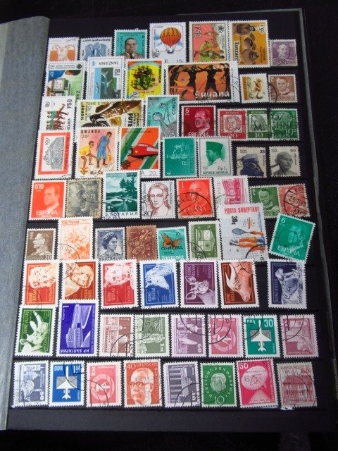 世界  - 包括印度各王子邦，郵票收藏