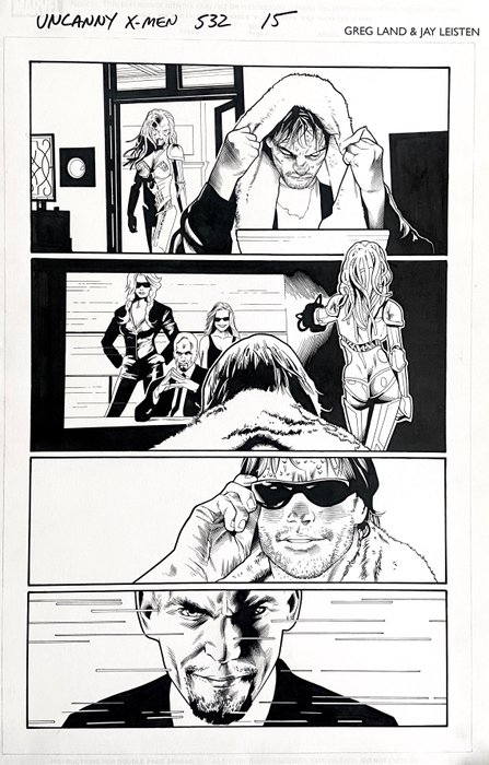 Greg Land / Jay Leisten - 1 Original page - Uncanny X-Men