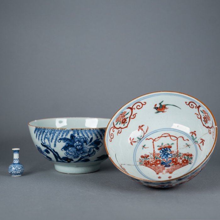 Bol - Willow and Amsterdams Bont bowl - Florals and birds - Porcelaine