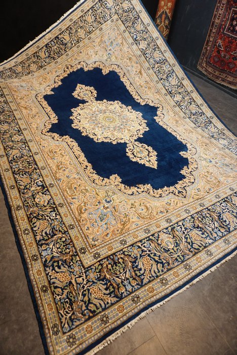 Kirman persa assinado - Carpete - 390 cm - 270 cm