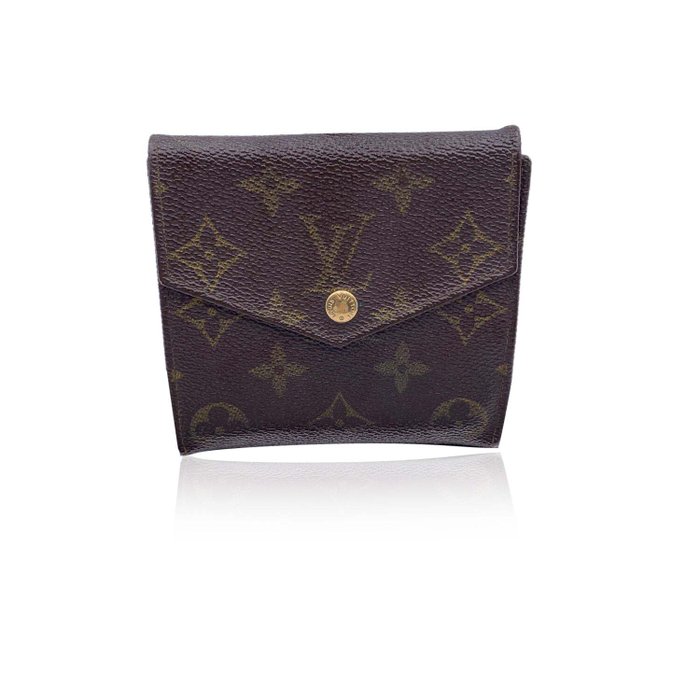 Louis Vuitton - Vintage Monogram Double Flap Wallet Compact M61652 - Damen-Geldbörse