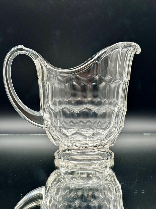 Val Saint Lambert, Luxval Charles Graffart & René Delvenne - 玻璃水瓶 (1) - Écailles - 玻璃