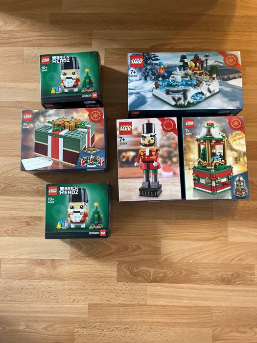 Lego - kerst - 40254, 40316, 40292, 40293, 40425 - Lego