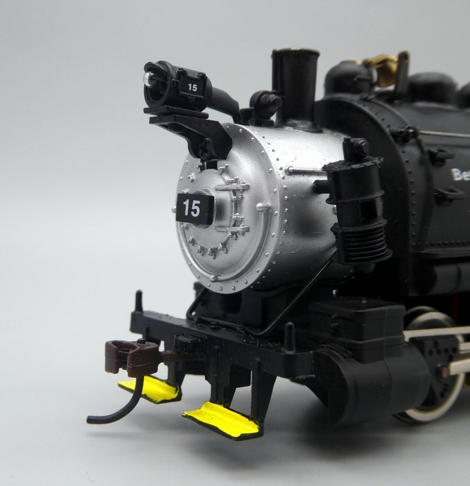 Mantua H0 - 3993 - Tenderlokomotive (1) - ALCo 0-6-0, Satteltank-Dampfumschalter - Bethlhem Steel