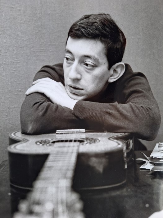 Serge Gainsbourg, by photographer Roger Kasparian (1938-) - «Gainsbourg for Gainsbarre» Paris 1963