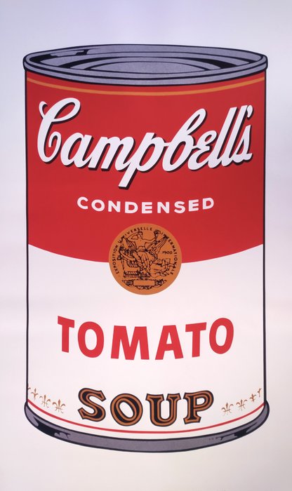 Andy Warhol (after) - "Campbell´s Soup I: Tomato, 1968" - (60x100cm)