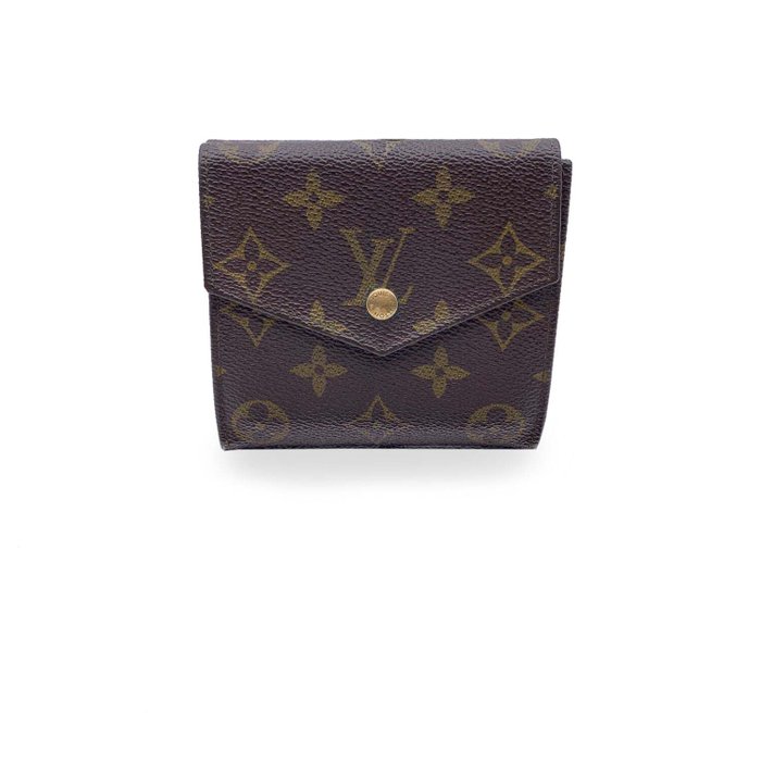 Louis Vuitton - Vintage Monogram Compact Double Flap Wallet M61652 - Dame punge