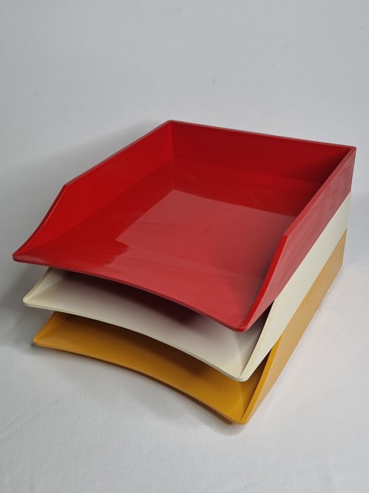 SAMP Design - Jean-René Talopp - Portadischi (3) - Collezione Manade - Plastica, addominali