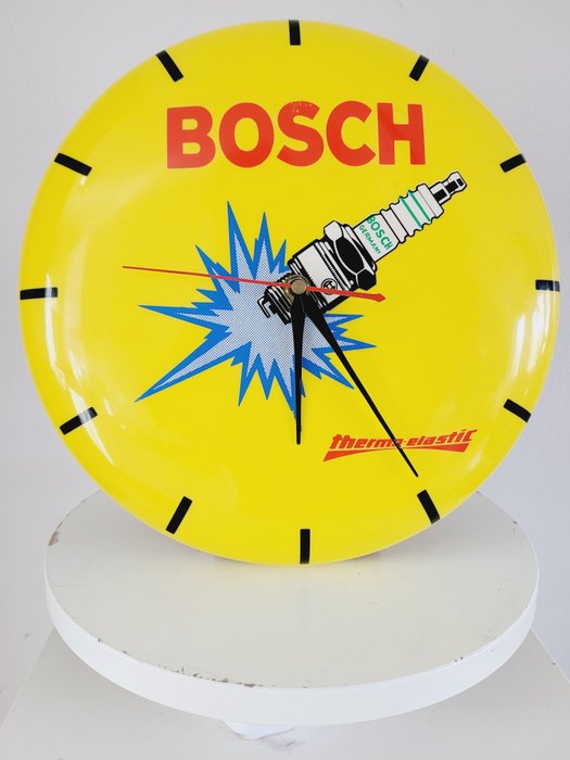 時鐘 - Bosch Bougie Klok, 1960 - 塑膠 - 1960年
