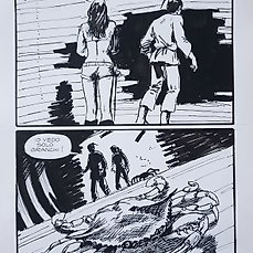 Manara, Milo - 1 Original page - Jolanda - n. 50 - 1972 Comic Art
