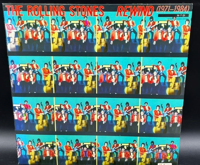 Rolling Stones - Rewind / Hard To Find "PROMO" Collectors Release - LP - 1. aftryk, Japanske udgivelser, Salgsfremmende presning - 1984