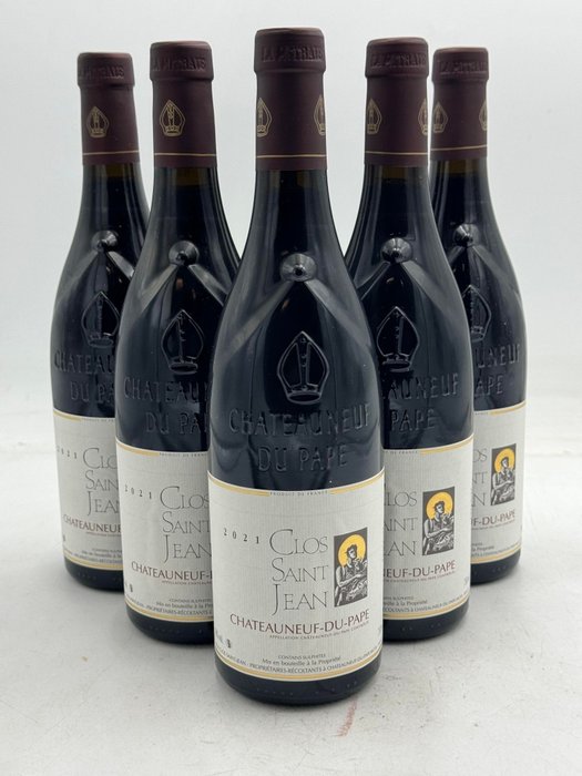 2021 Clos Saint-Jean - 教皇新堡法定產區 - 6 瓶 (0.75L)