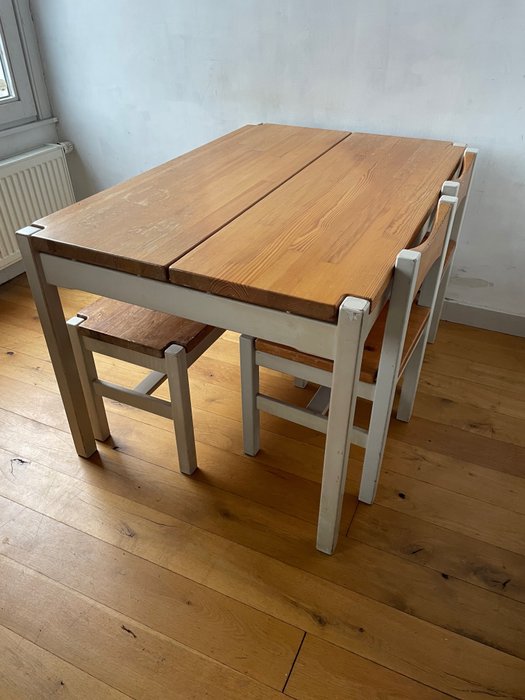 Laukaan Puu - Ilmari Tapiovaara - Dining table - Chairs, Bench - Honigsto - Wood