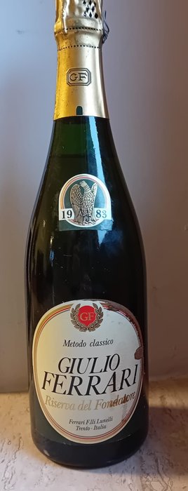 1983, Giulio Ferrari "Riserva del Fondatore" - 特伦托 Brut - 1 Bottle (0.75L)