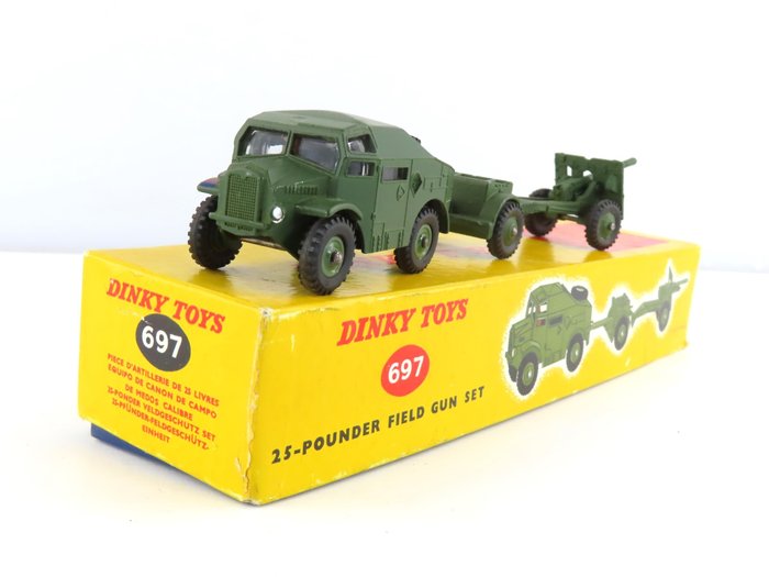 Dinky Toys 1:43 - 1 - 模型車 - ref. 697 25-Pounder Field Gun Set