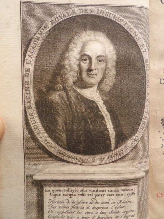 Louis Racine - Oeuvres De Mr. L. Racine De l'Académie Royale des Inscriptions & Belles Lettres - 1750
