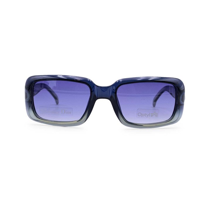 Christian Dior - Vintage Blue Cour Carré 54Z Sunglasses 51/20 130mm - Sonnenbrillen
