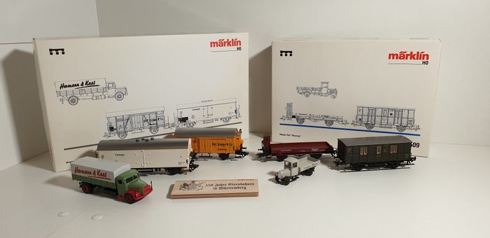 Märklin H0 - 4509/47904 - Zestaw modeli wagonu towarowego (2) - Zestawy MHI - DB, DRG