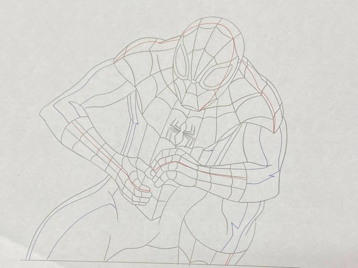 Ultimate Spider-Man (2012) - 1 Original tegning af Spider-Man, stor størrelse!