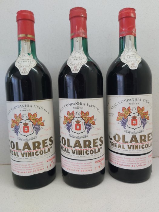 1974 Bodega Regional de Colares, Colares Real Vinicola - 科拉雷斯 - 3 瓶 (0.75L)